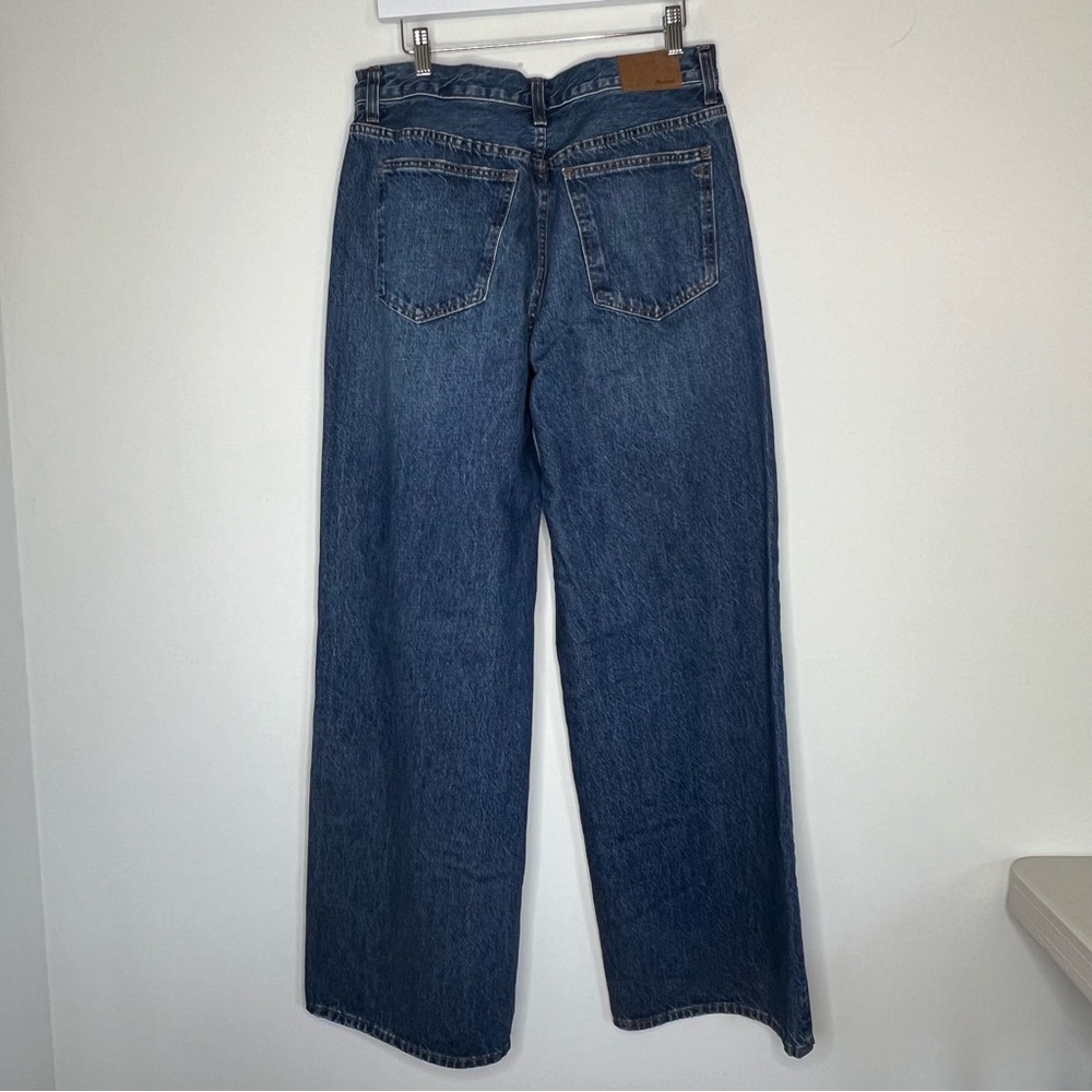 Madewell Dark Blue Wide Leg Jeans - Picture 3 of 7